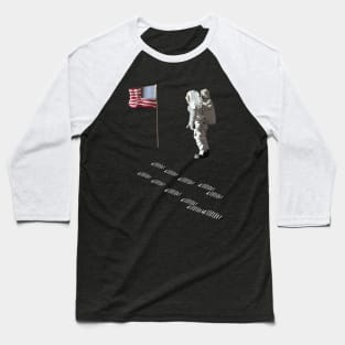 Moon Walk Baseball T-Shirt